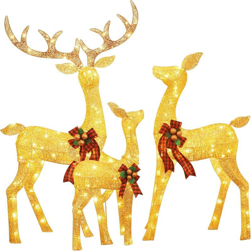 EverLume Reindeer Decor Set