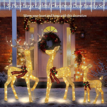 EverLume Reindeer Decor Set